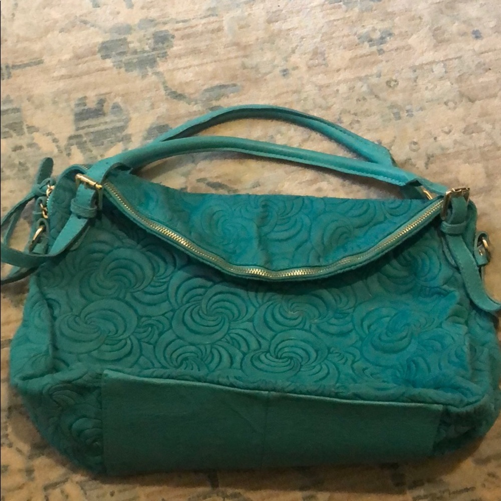 Gorgeous turquoise handbag